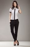 Eleganckie spodnie - czarny - SD01